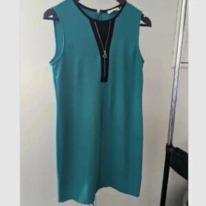 Calvin Klein midi dress green sz 6‎